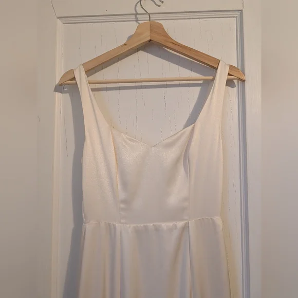 Reformation Payton Satin Dress Wedding Bridal - Picture 2 of 12